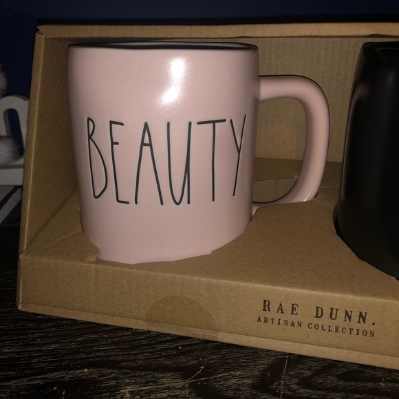 NWT Rae Dunn “Beauty & “Beast” mug gift set - Picture 2 of 4